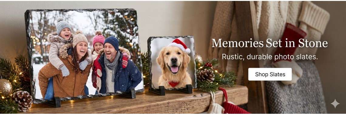 Rustic Durable Photo Slates
